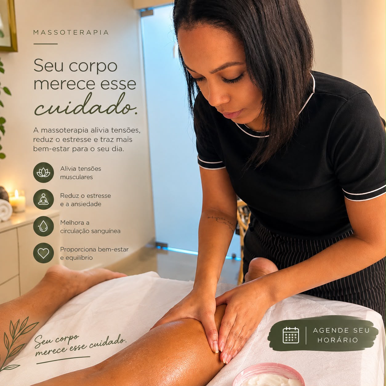 Massoterapia e Drenagem com Letícia Gomes